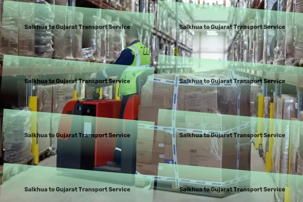 Salkhua to Gujarat Courier And Parcel Pioneering advanced goods transport techniques in India! - Secure cargo transport