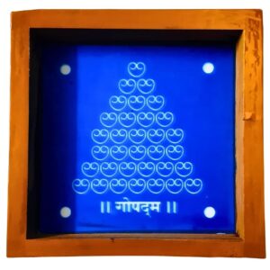 GoPadam Design Wooden Rangoli Stencil | Traditional Sacha for Festivals, Home Décor & Puja (10x10)
