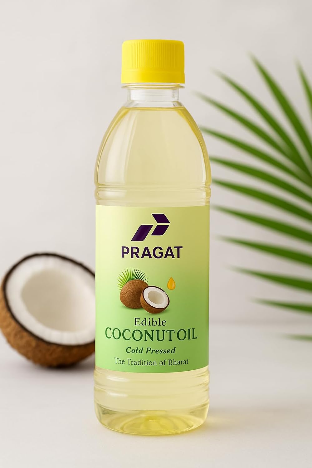 Cold Pressed Coconut Oil 500ml | Wood Pressed Virgin Coconut Oil | 100% Pure Natural Oil | Lakdi Ghani Nariyal Tel | Unrefined Edible Oil For Cooking, Hair & Skin Care | Chemical Free - Image 3